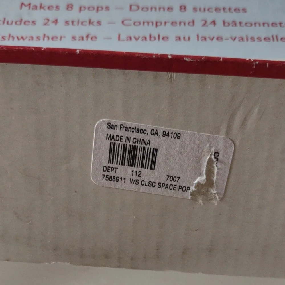 Williams Sonoma Space Pop Molds - New In Beat Up Box 😀